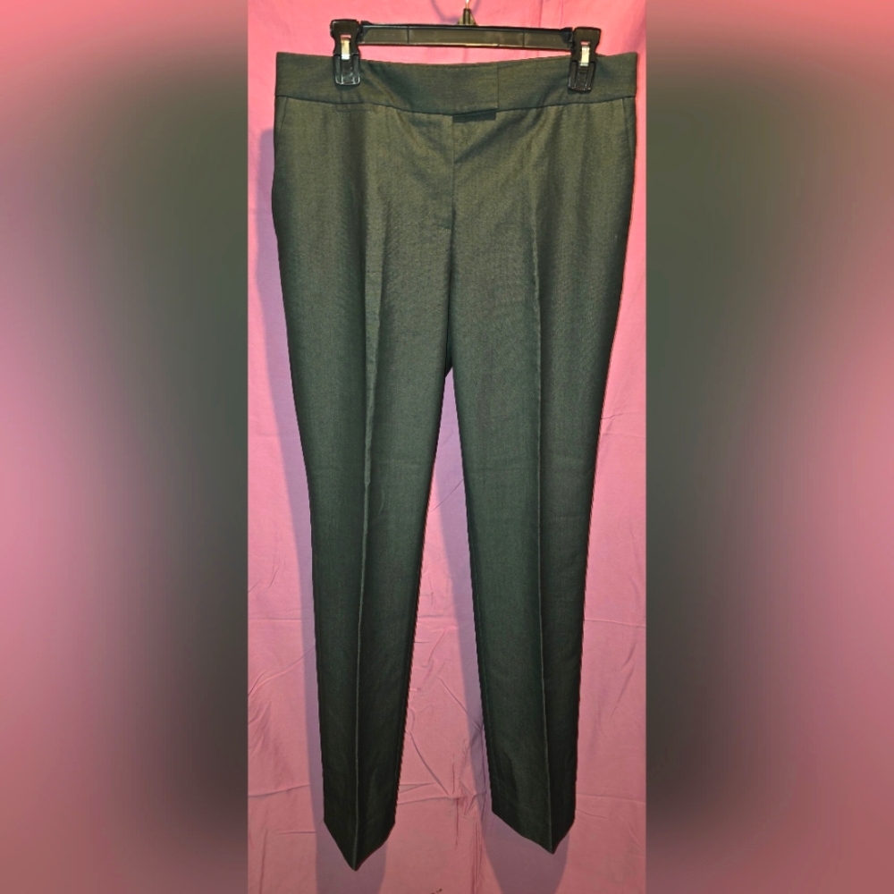 Classic TAHARI ASL SIZE 8 Dark Gray Women's Pants Straight Leg